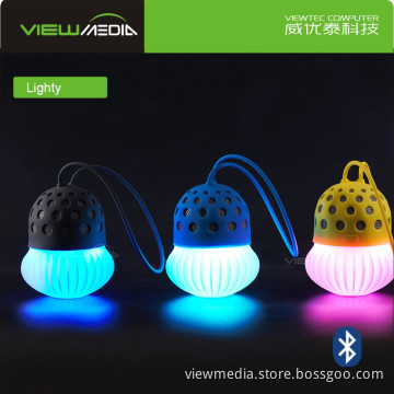 Good sound quality stereo portable wireless led light Bluetooth speaker 2016